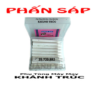 (Màu Trắng + Đỏ) Phấn Sáp máy may (khâu)