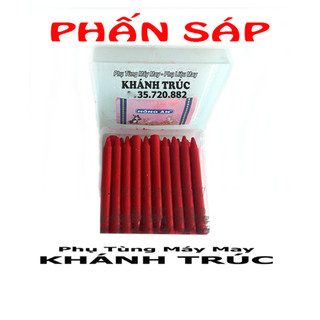 (Màu Trắng + Đỏ) Phấn Sáp máy may (khâu)