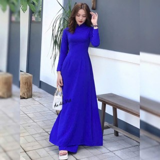 Áo Dài Trơn Lụa Mỹ Các Màu- Siêu Xinh