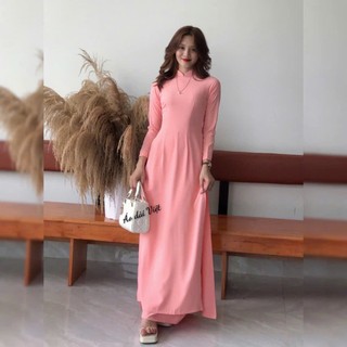 Áo Dài Trơn Lụa Mỹ Các Màu- Siêu Xinh