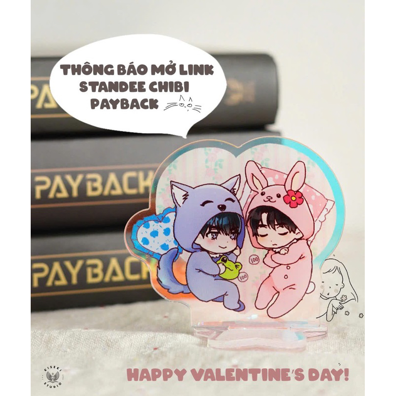 (sẵn) Standee chibi Payback Valentine