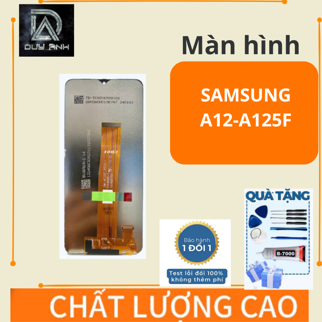Màn Hình Samsung A12/ A127F/ A125F/ M127F (Tặng kèm bộ sửa và keo)
