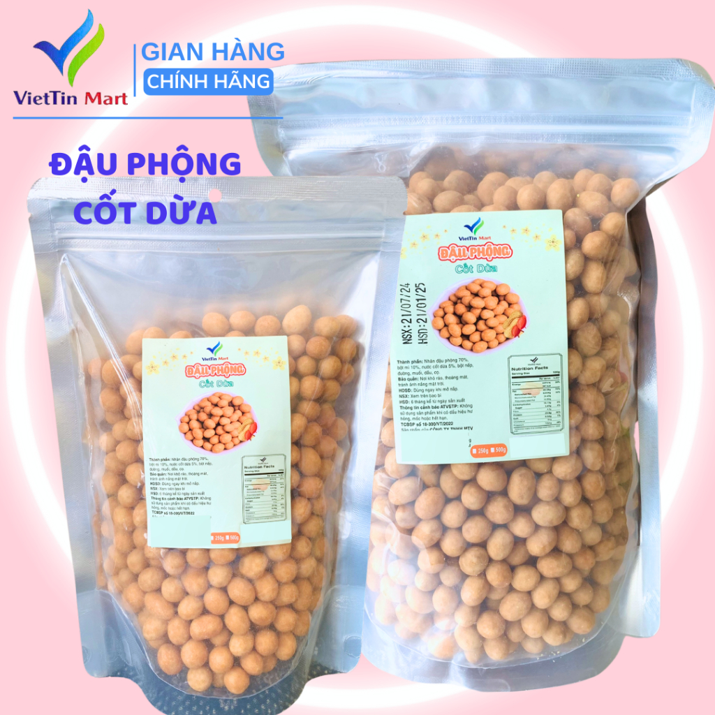 Đậu Phộng Da Cá Viettin Mart 1.5kg
