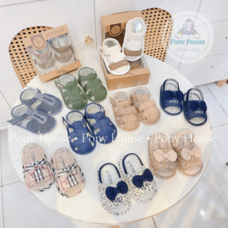 Dép Tập Đi Hrnee - Giày Dép Tập Đi Đế Cao Su Chống Trơn Trượt Cho Bé Trai Bé Gái Đủ Mẫu