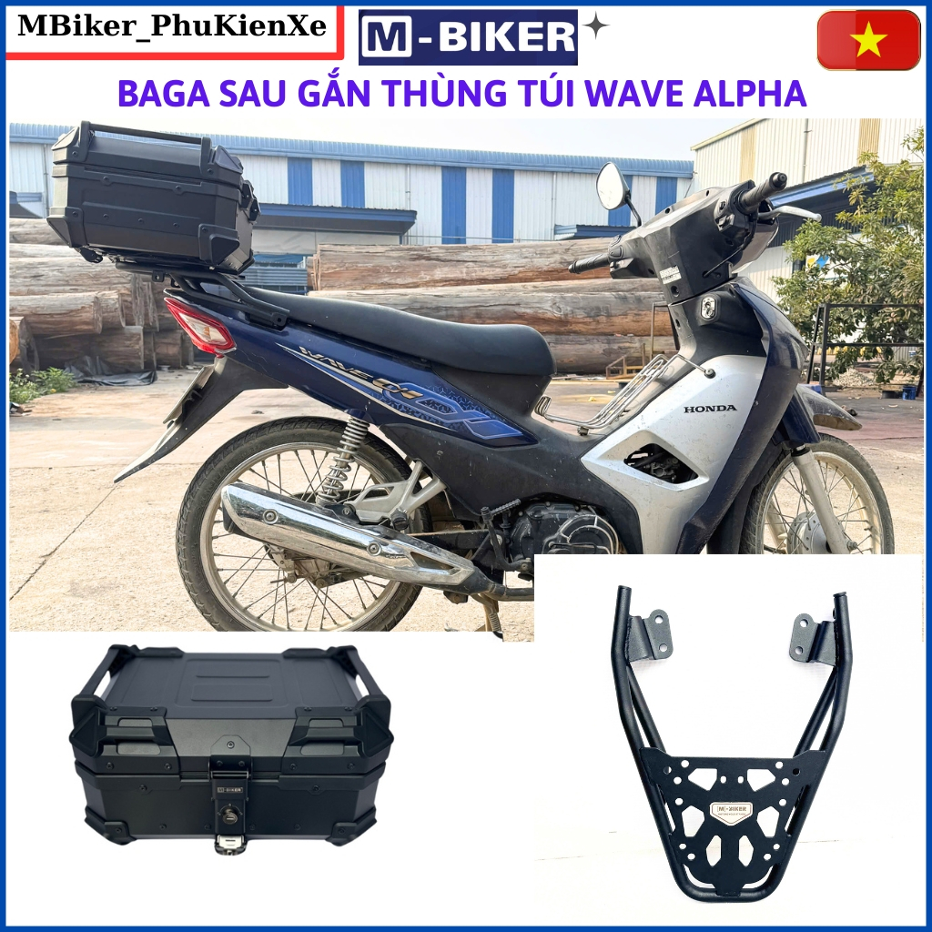 Baga Wave Alpha_ Wave Blade, baga sau Wave, cảng sau Wave, phụ kiện Wave_ mbiker