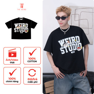 LOCAL BRAND Áo thun The Weird Phong Cách Unisex Form BOXY ATK1211