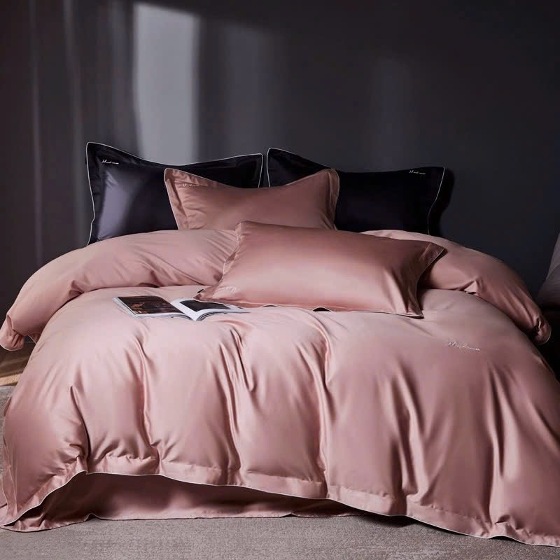 Bộ Chăn Ga Gối Phi Lụa MarkCross Cao Cấp, Chăn Ga Gối Phi Lụa Mẫu Mã Sang Trọng | MÂY BEDDING