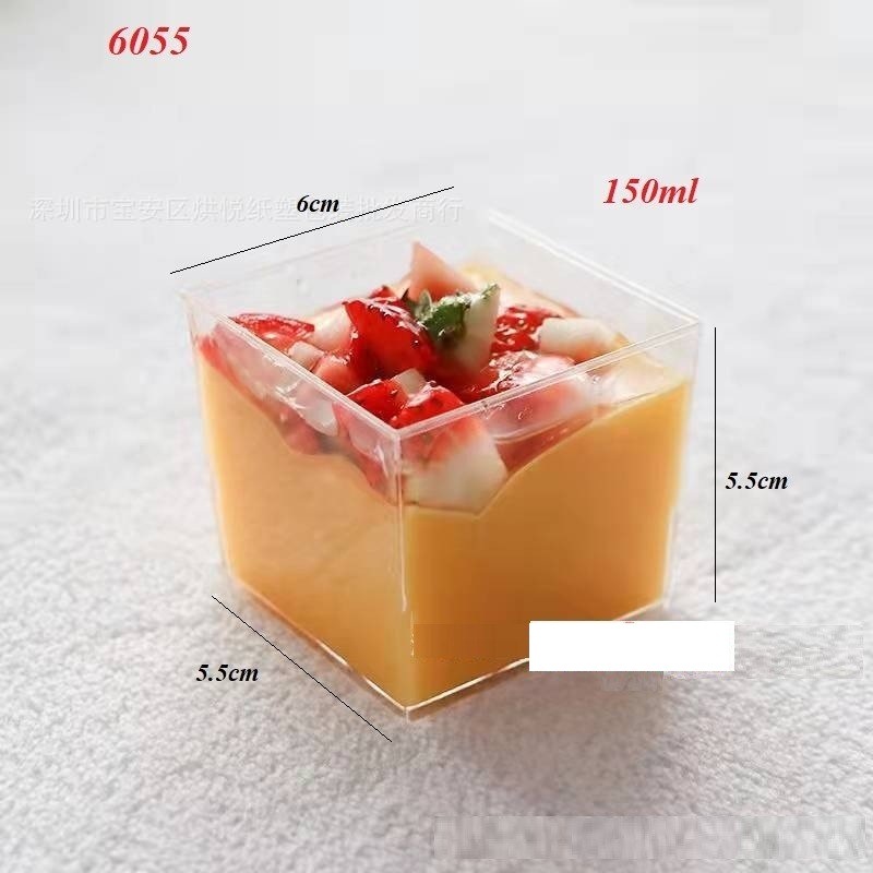 Ly nhựa mica size lớn 150ml (10 cái) (Không nắp)