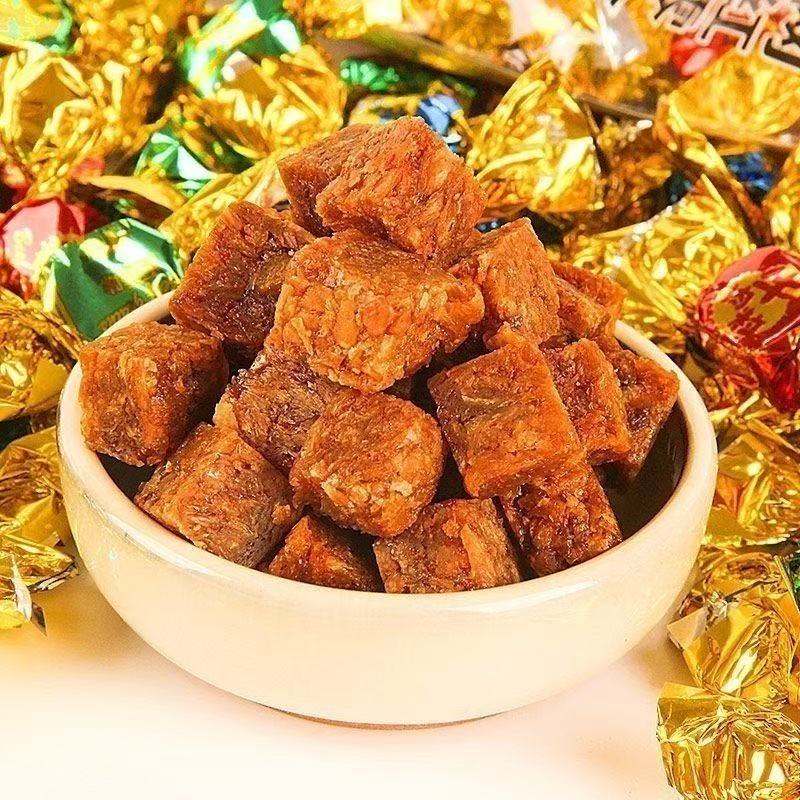Kẹo Thịt bò khô hương vị Trung Quốc nổi tiếng đồ ăn vặt ký túc xá thơm ngon giảm cảm giác cay ngũ vị