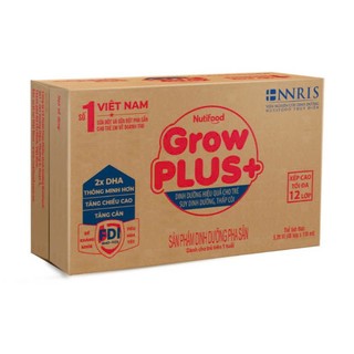 Thùng Sữa bột pha sẵn Growplus đỏ/xanh 180ml /110ml