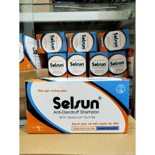  DẦU GỘI NGĂN NGỪA NẤM NGỨA SELSUN HỘP 60gói 