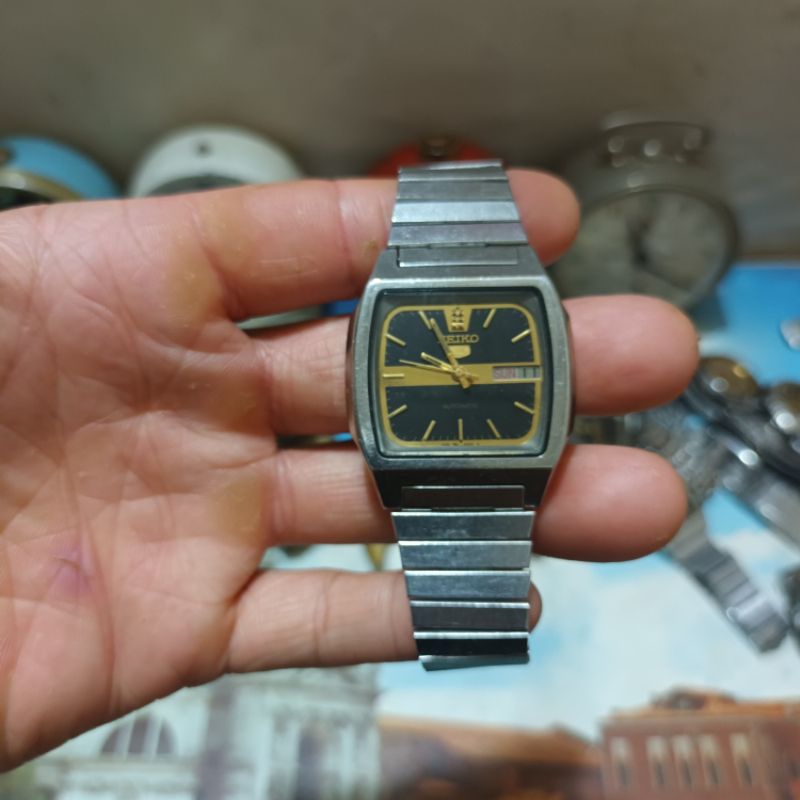 Đồng hồ Seiko 5 mặt quỷ đường băng cơ automatic cổ
