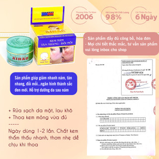 Kem AIHAO Nám - Tàn Nhang - Đồi Mồi (hộp 10g) hết sạm nám, không lo sắc tố đen
