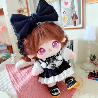 [HÀNG SẴN]Outfit doll 20cm váy búp bê vải công chúa tím kèm nơ(không gồm doll) VA11