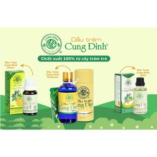 Dầu tràm nguyên chất chính hãng Cung Đình, chai 10-15-30ml