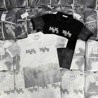  Áo thun POLO nam có cổ tay ngắn phối dây kéo sang đẹp cá tính chất vải cotton co dãn giá rẻ 