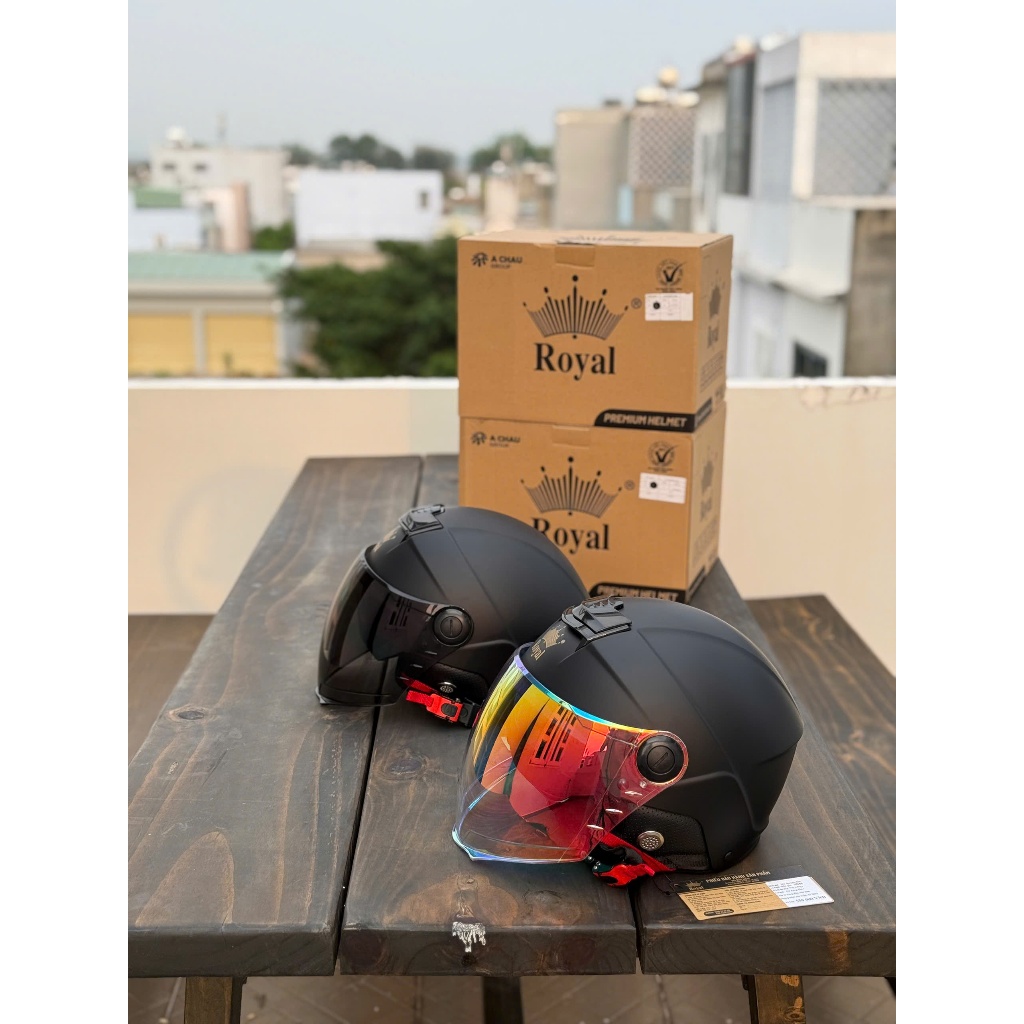 NÓN BẢO HIỂM M289 2 KÍNH ĐEN NHÁM CHÍNH HÃNG HELMET 2026