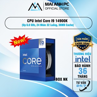 Bộ vi xử lý Intel Core i9 14900K / 13900K / Turbo up to 6.0GHz / 24 Nhân 32 Luồng / 36MB / LGA 1700