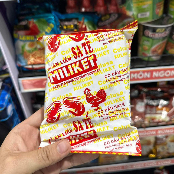 Mì hai con tôm - mì giấy - mì Miliket - THÙNG 30 GÓI