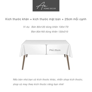Tấm trải bàn Table runner vải Linen