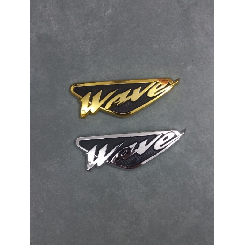 Tem nạ xe Wave xi cứng cong nhẹ có sẵn keo dán