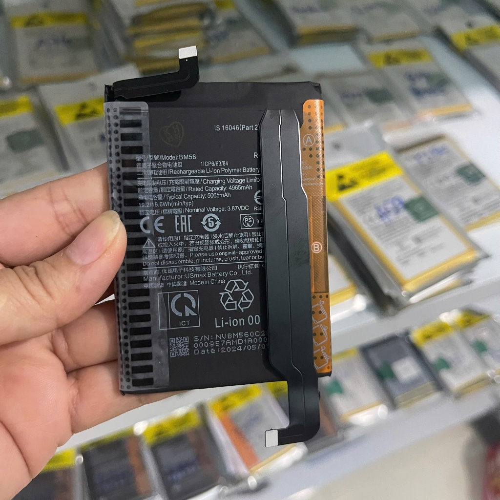 pin điên thoại xiaomi redmi K40 gaming mã pin BM56