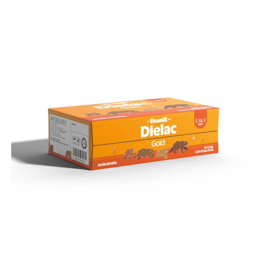 Thùng 48 Hộp Sữa Pha Sẵn Dielac Gold 180ml