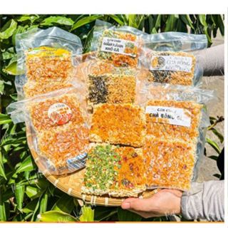 Cơm cháy 5 vị Gói Hút Chân Không 100g mắm hành/rong biển/siêu chà bông/khô bò cay/chà bông gà