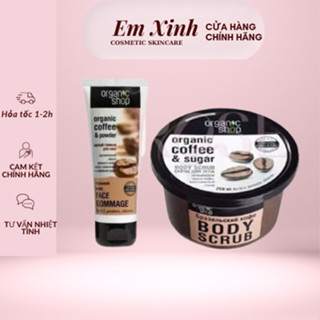 Tẩy da chết body cà phê organic , tẩy da chết mặt cà phê Organic