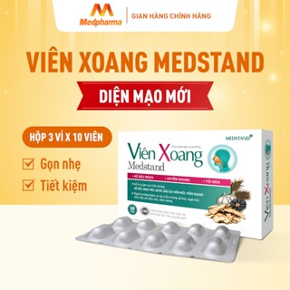 VIÊN XOANG MEDSTAND (Hộp 30 viên) - hỗ trợ giảm các triệu chứng sổ mũi, ngạt mũi, nhức đầu do viêm mũi, viêm xoang