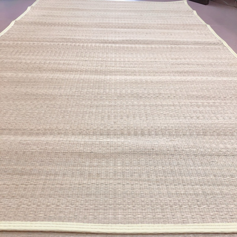 Chiếu Cói Trắng 1m8x2m Cao Cấp Bo Viền