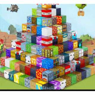 100 Khối Nam Châm Minecraft DIY, Đồ Chơi Lắp Ghép Mô Hình Sáng Tạo Khối Xây Dựng Từ Tính Giáo Dục Cho Bé