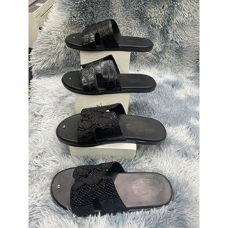 DÉP chữ H nam quai ngang DA RẮN và RỒNG HUYẾT cao cấp cực chất, dép boy phố