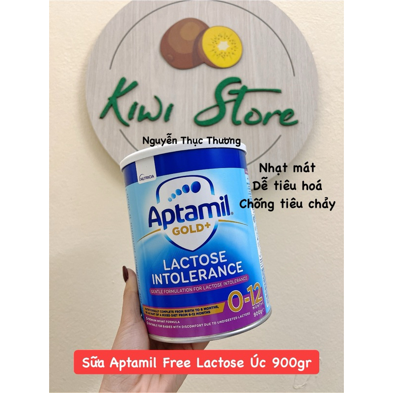 Sữa Aptamil Free Lactose Úc cho bé bất dung nạp Lactose 900gr (DATE 04/2027) KO CÓ QR CODE
