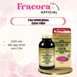  Tảo xoắn xanh Spirulina Nhật Bản hộp 2200 viên 