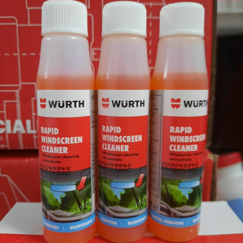Combo 3 chai: Chất rửa kính lái tiện dụng 32ml Wurth