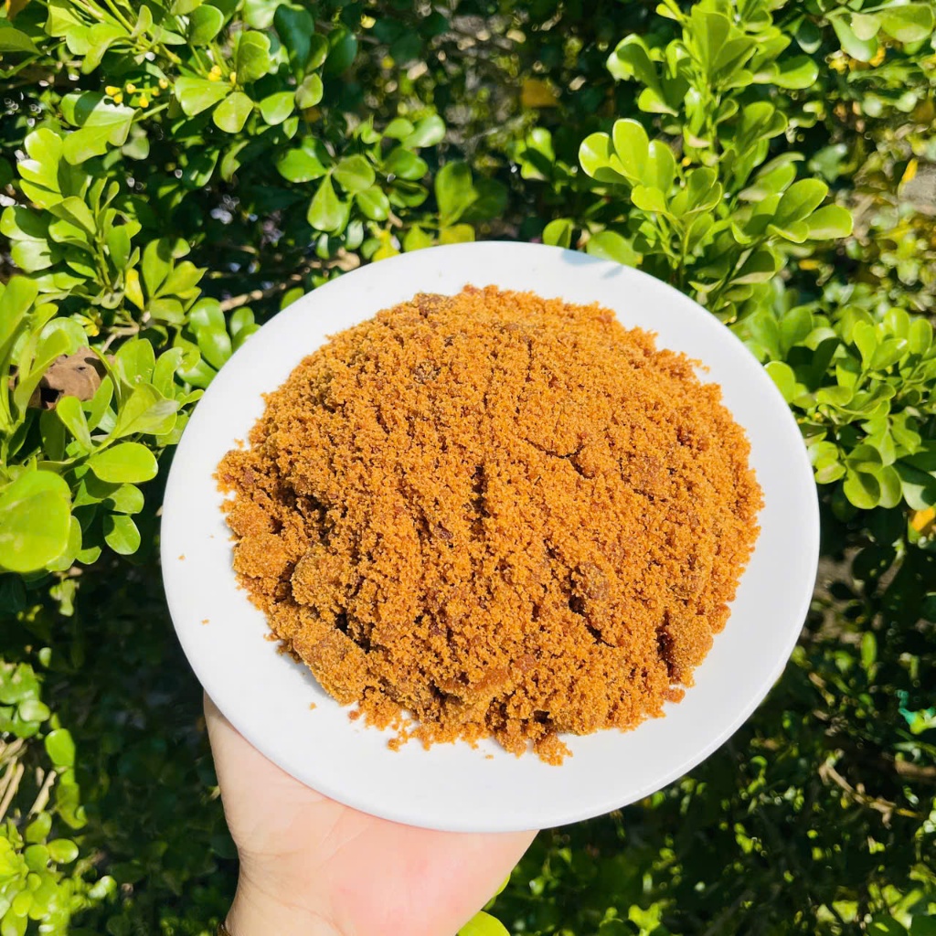 Đường Thô Bột, Đường Mía Thô Dạng Bột Sản Xuất Từ Mật Mía Nguyên Chất Túi 1Kg Hút Chân Không