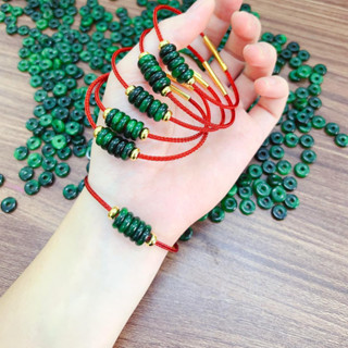 Vòng tay phong thuỷ ngũ điếu đá cẩm thạch SA0115