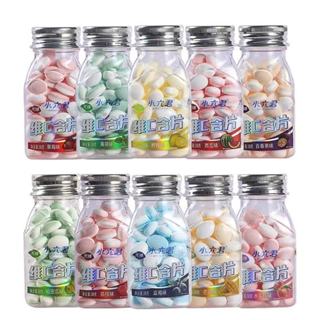  Kẹo Ngậm Trái Cây Nhiều Vị Mát Lạnh Viên Ngậm Trái Cây Tươi Mát Thơm Miệng 