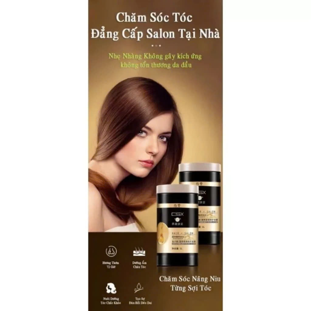 🍀 Kem Ủ Hấp Tóc Trứng Cá Tầm CSX Hũ 1000ml 🍀