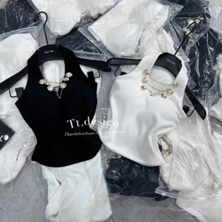 Áo cổ yếm dây xích hàng QCL1