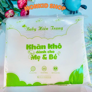Khăn Vải Khô Sơ Sinh Đa Năng Hiền Trang Cho Bé Mềm Mịn, Không Hóa Chất Khử Trắng Hàng Cao Cấp 600g
