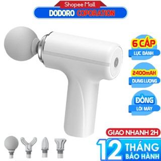 [VỪA MỞ BÁN][BH 2NĂM] Máy mát xa cầm tay, súng massage ZODAN ZB720 toàn thân 4 đầu thay thế 6 cấp độ