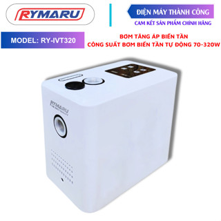 Máy bơm tăng áp biến tần RYMARU tự động điều chỉnh công suất từ 70w-320w chạy siêu êm