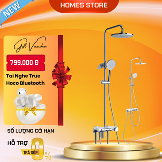 Bộ Vòi Hoa Sen Tăng Áp Xiaomi Mijia S1 Điều Chỉnh Nhiệt Độ 4 Trong 1 - Kim Loại Chống Gỉ Sét A122