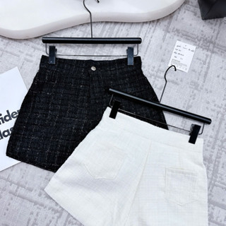 Quần Short nữ dạ Bling 2 lớp hách dáng hàng 3L QC dạ nhũ cạp cao Women