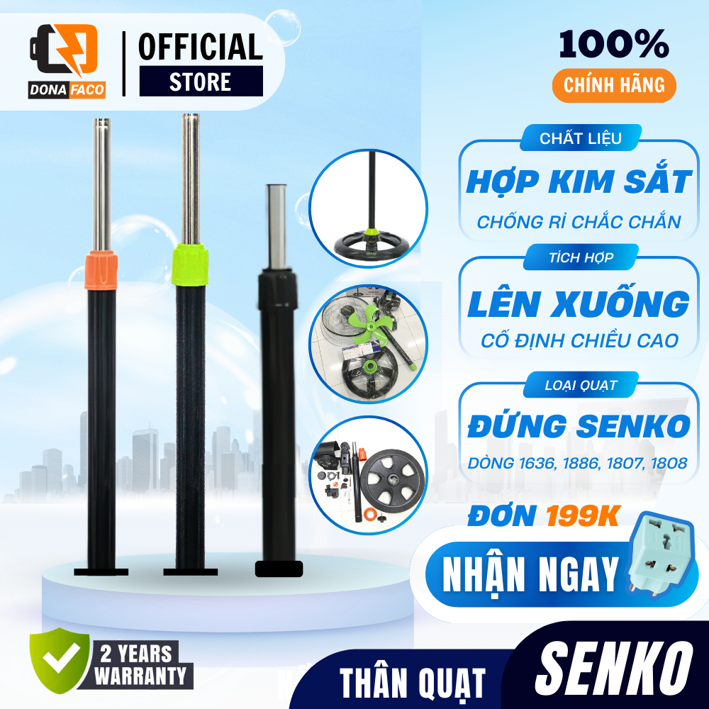 Thân quạt sắt thay thế cho các dòng quạt đứng Senko DTS1607 DTS1609 DCN1806 DCN1808 LTS1636