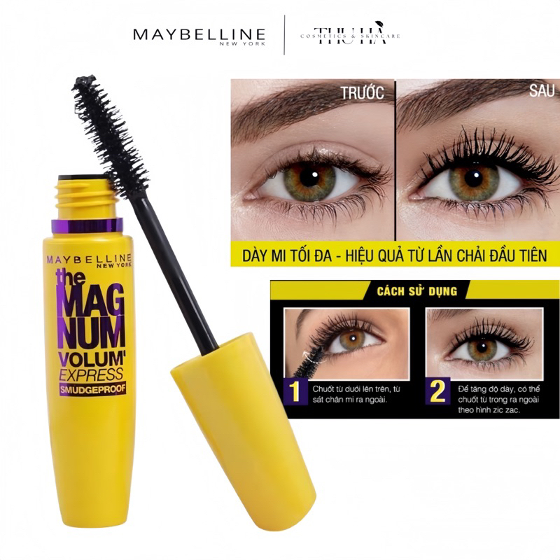 MASCARA MAYBELLINE VÀNG 7X SIÊU DÀY