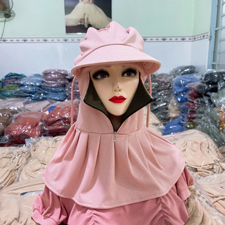 COMBO 3 NÓN KHẨU TRANG  KHOÁ KÉO ( giao màu ngẫu nhiên)