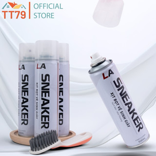 Combo 3 Chai Xịt Tạo Bọt Vệ Sinh Giày, Bình Xịt Tuyết Làm Sạch Trắng Giày Dép, Túi Xách